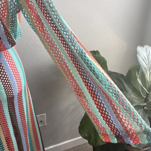 LULI FAMA La Gloria Cubana Swim Dress Maxi Coverup Women's Sz M  Resort Wear NWT - Picture 10 of 16